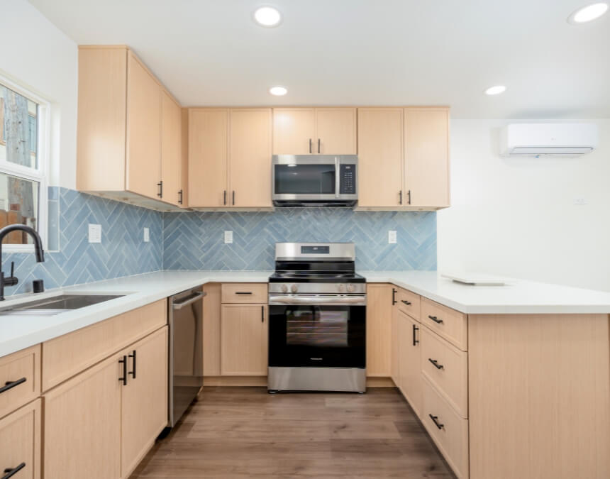 ROI — Is Building an ADU in San Diego Worth It modern kitchen interior of accessory dwelling unit