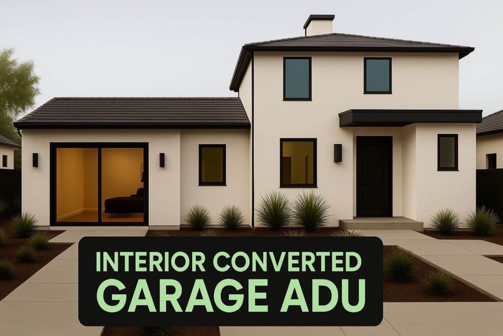 Interior Converted Garage ADU