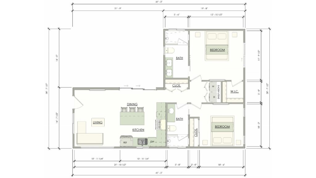 1200 Sq Ft ADU Floor Plans – Designs, Layouts & Space-Saving Tips