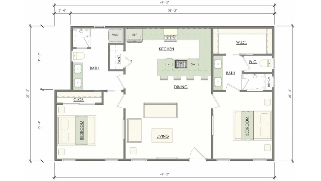 1200 Sq Ft ADU Floor Plans – Designs, Layouts & Space-Saving Tips