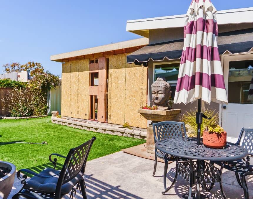 In-progress ADU construction by Better Place Design & Build - What is the Definition of a Mother-in-Law Suite section