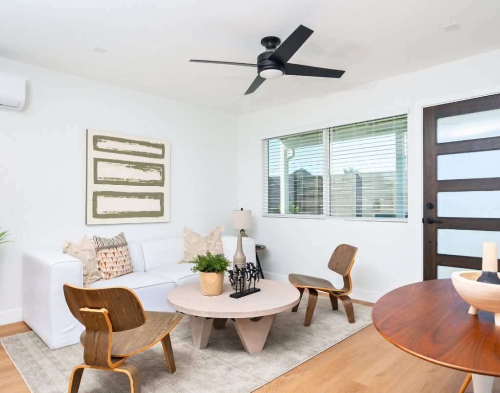Boosting Long-Term Value featuring thoughtfully designed, modern ADU living room.