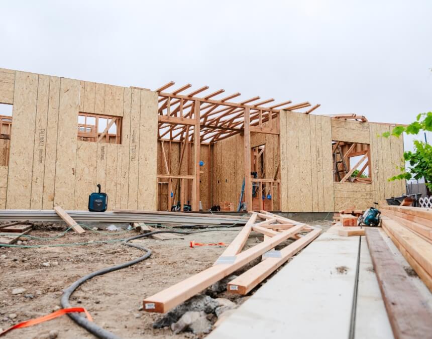 Residential ADU construction framing — Process of Sending a Preliminary Notice.