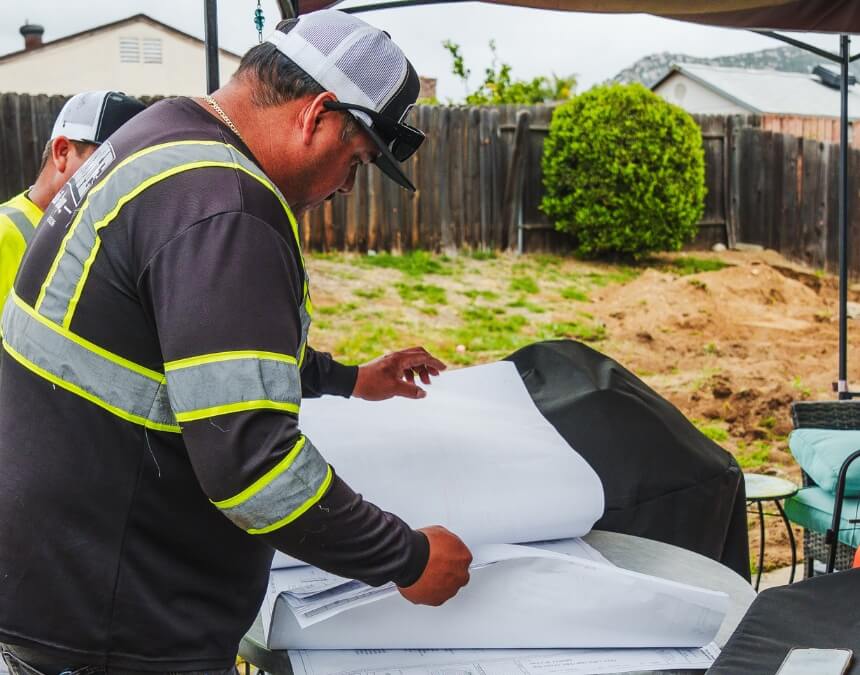 Financial Considerations – ADU project plans showing site layout, utilities, and design details.