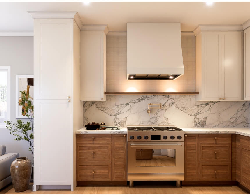 Modern ADU kitchen design in San Diego reflecting quality craftsmanship and functional layout.