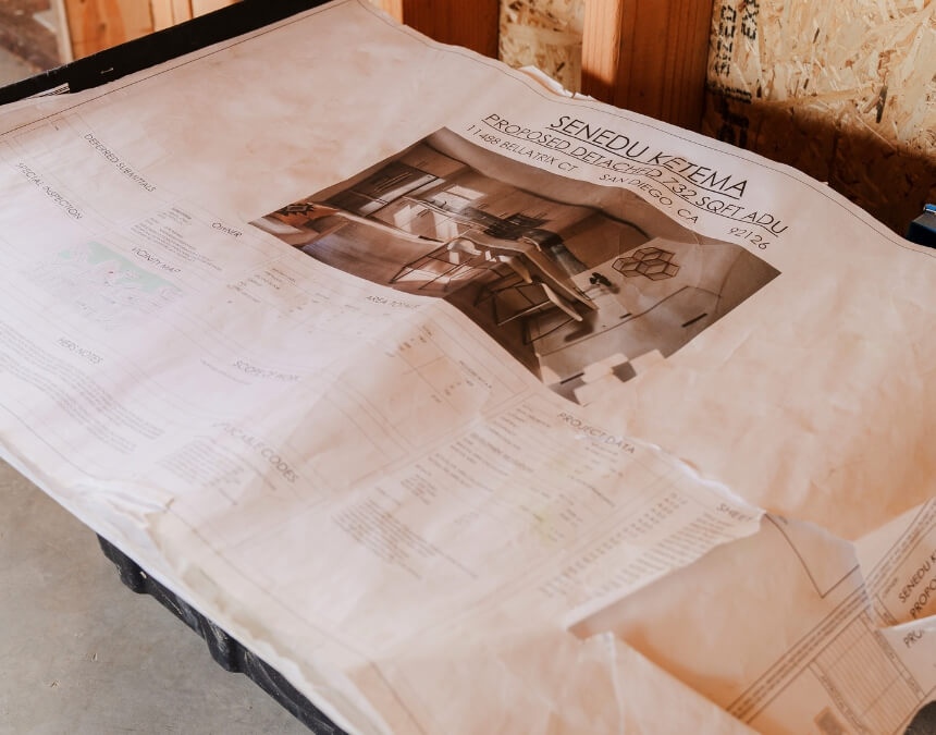 Aerial view of completed detached ADU in San Diego neighborhood – What Should I Know About San Diego ADU Laws Before I Start