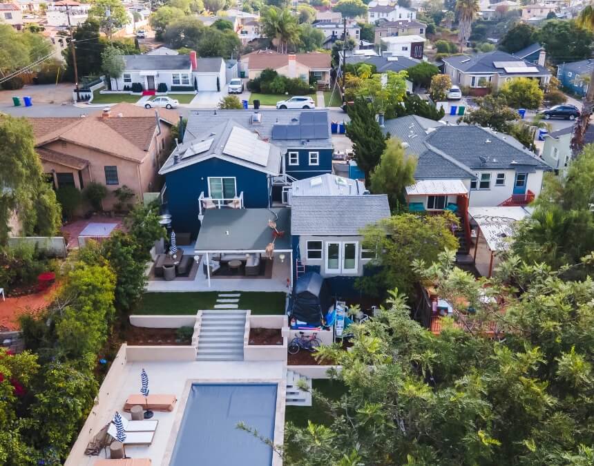 ADU under construction during framing stage, representing challenges in ADU implementation.