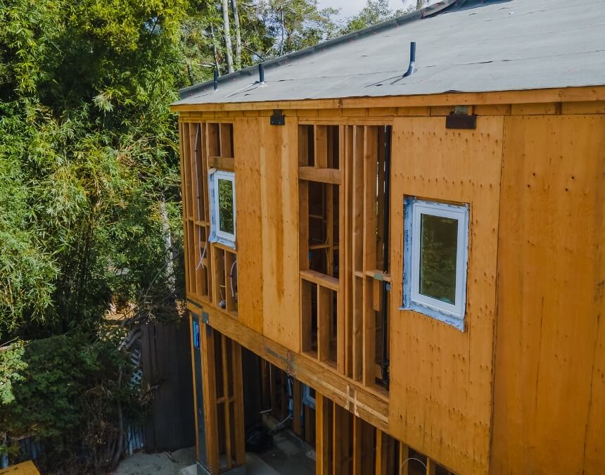 Conclusion_ Which ADU Loan Program Is Best for You – ADU under construction with framing in progress, representing choosing financing before build starts.