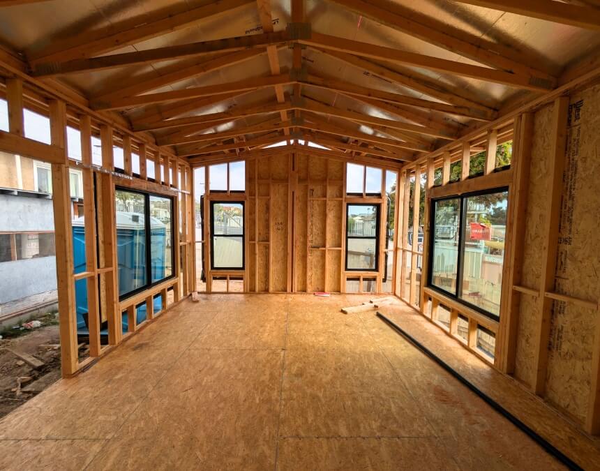 Designing an ADU for Aging in Place with a completed kitchen and open layout, demonstrating how modern ADUs support independent senior living.