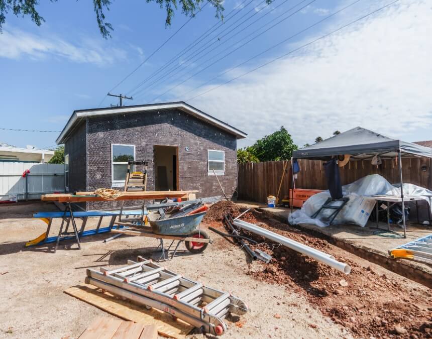Final Thoughts – aerial view of a San Diego property with strong lot potential for an ADU build funded through home equity.
