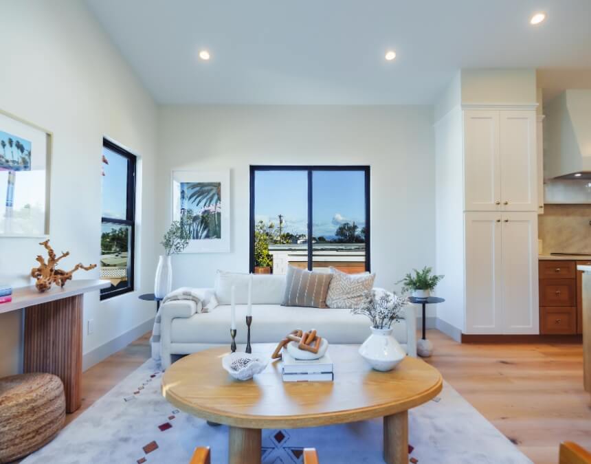 Interior view illustrating design quality achievable when starting a stacked ADU project with proper planning.