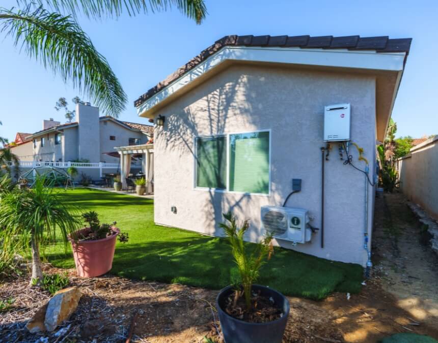 What Does It Cost to Build an ADU in California – detached backyard ADU exterior showing a typical California build scale.