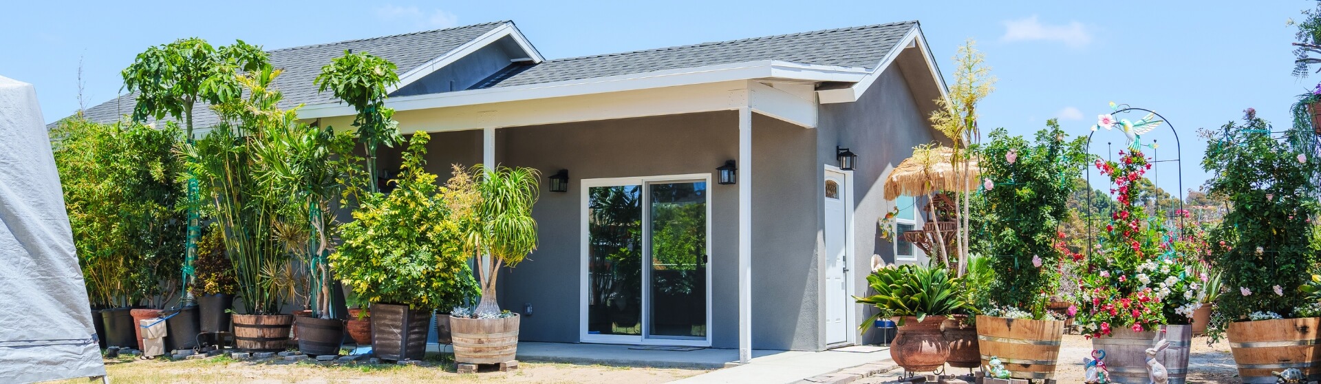Aerial view illustrating What Makes an Ideal Lot for an ADU in California, showing layout considerations like access, setbacks, and buildable space.