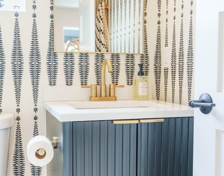 Coastal ADU Colors – light blue ADU kitchen palette designed to reflect natural light and create an airy interior