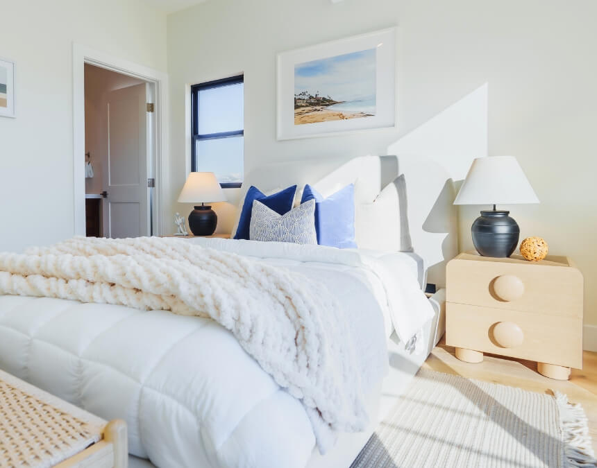 Living with Height Maintenance and Longevity – vaulted ceiling ADU bedroom designed for long-term comfort and easy upkeep