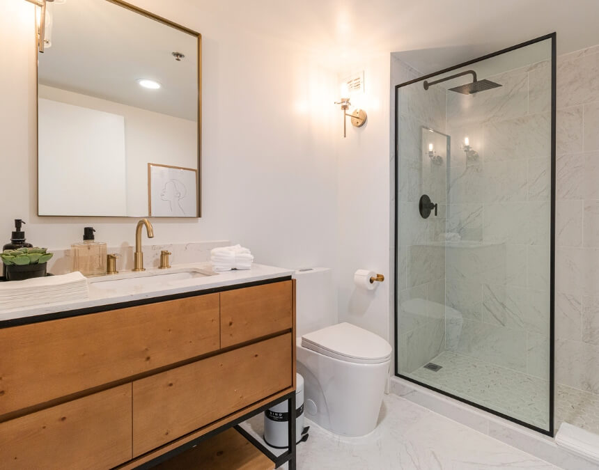 The Initial Investment_ Factors That Set (or Extend) Your ROI Period – bathroom finishes demonstrating how build quality affects ADU returns