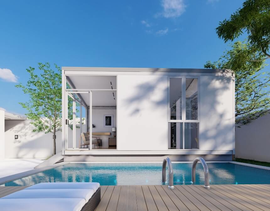 The Philosophy of Seamless Integration Blurring Indoor and Outdoor Boundaries in ADU design with natural flow between interior and exterior spaces.