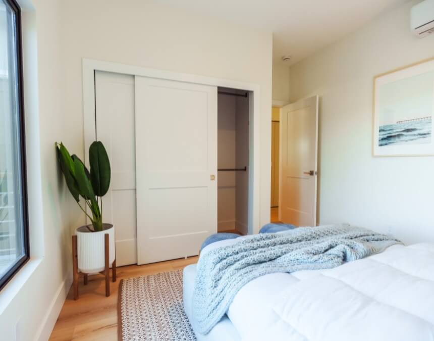 Understanding the Fundamentals: What Makes an ADU Floor Plan Best – bedroom layout highlighting storage efficiency and functional space planning