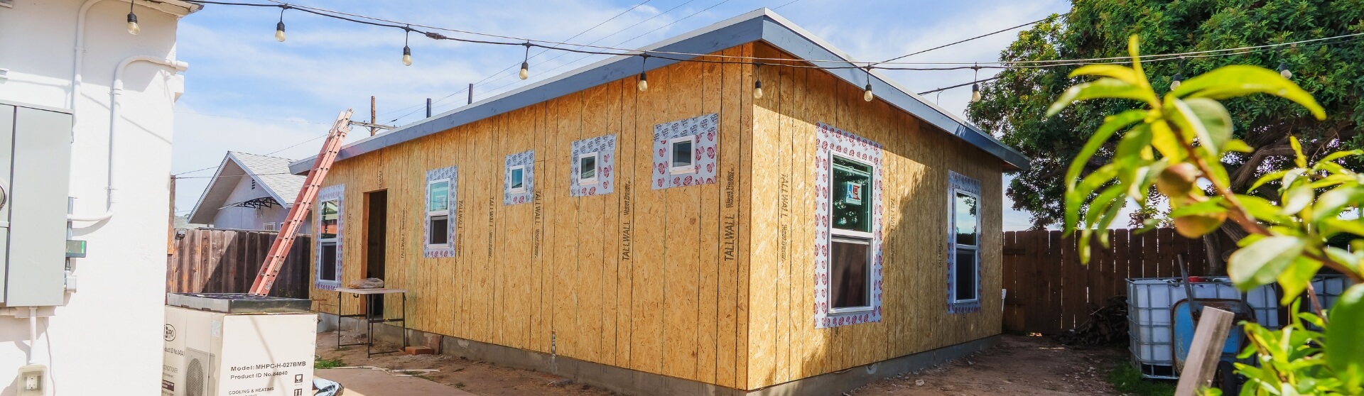 What is the Cost of an ADU Permit in California – backyard ADU construction illustrating permit cost factors