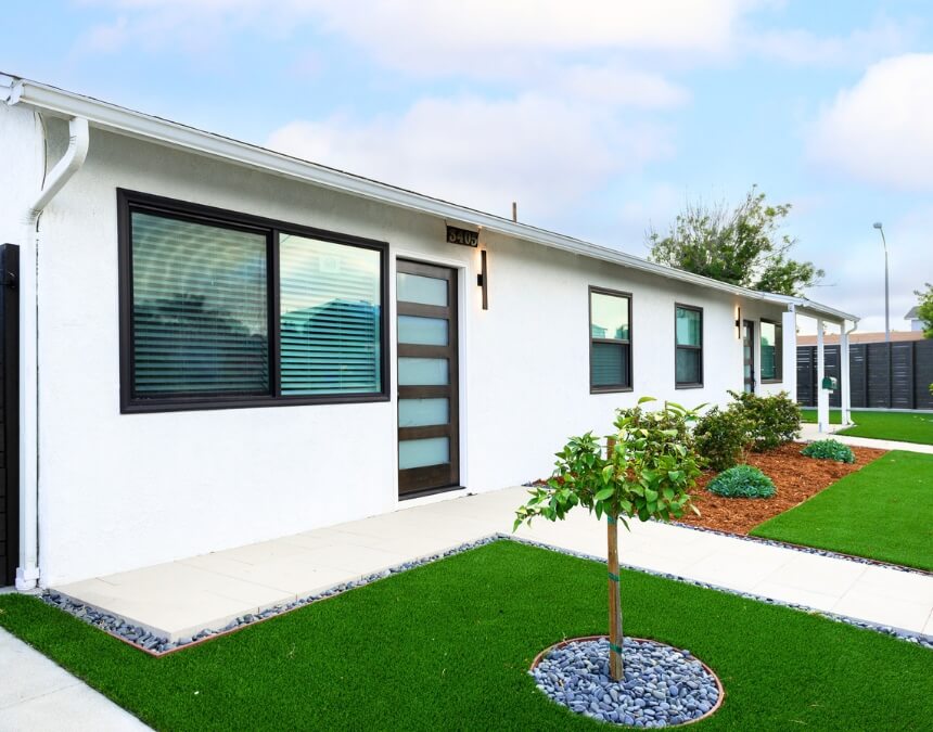 Backyard ADU exterior for ADU rental income potential in San Diego