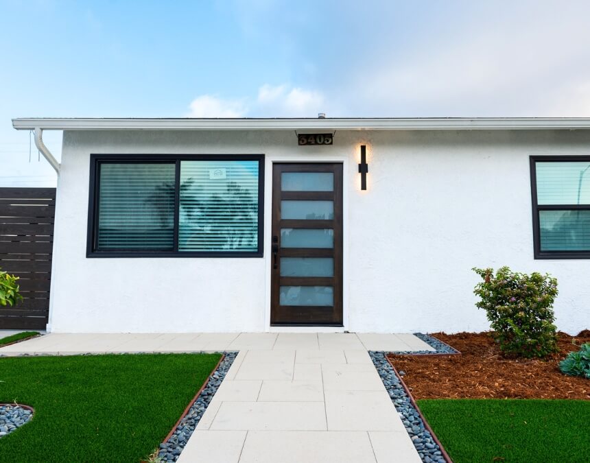 Title 24 requirements for California ADUs featuring energy-efficient detached ADU exterior and modern all-electric design